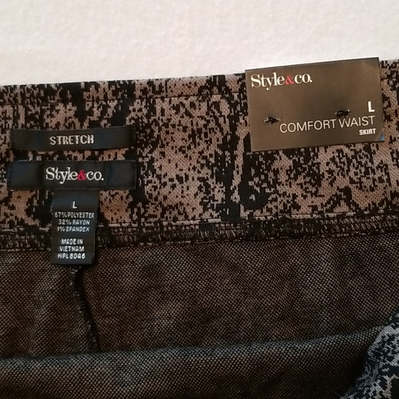 🆕 Snakeskin Print Pencil Skirt NWT - Picture 3 of 4